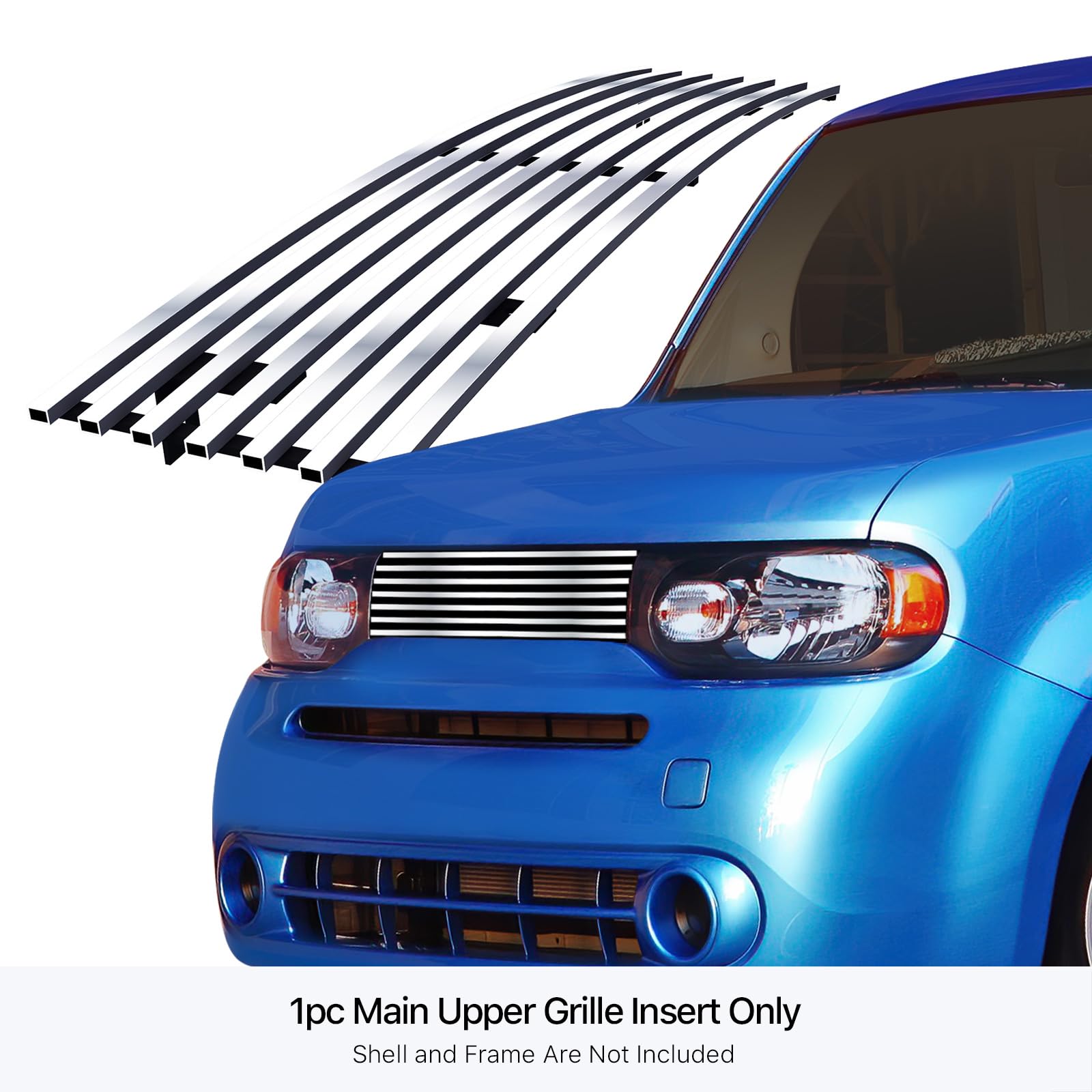 Amazon.com: APS Chrome Billet Grille Grill Insert Compatible with