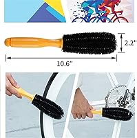 Vista 4 de Kit de limpieza de bicicletas (9 unidades), incluye limpiador de cadena para ciclismo, herramientas de cepillo de limpieza de bicicletas