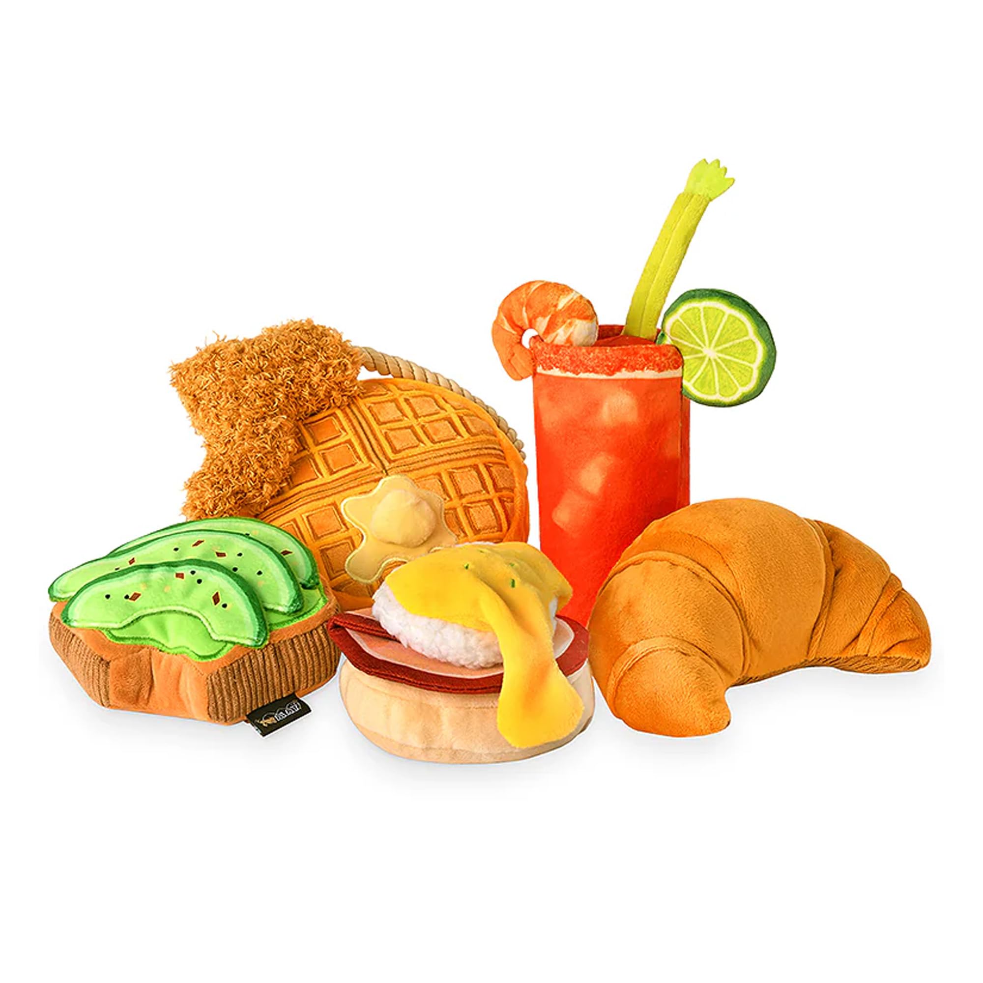 P.L.A.Y. Pet LIFESTYLE and You Barking Brunch Collection - Juego de cinco piezas, varios tamaños
