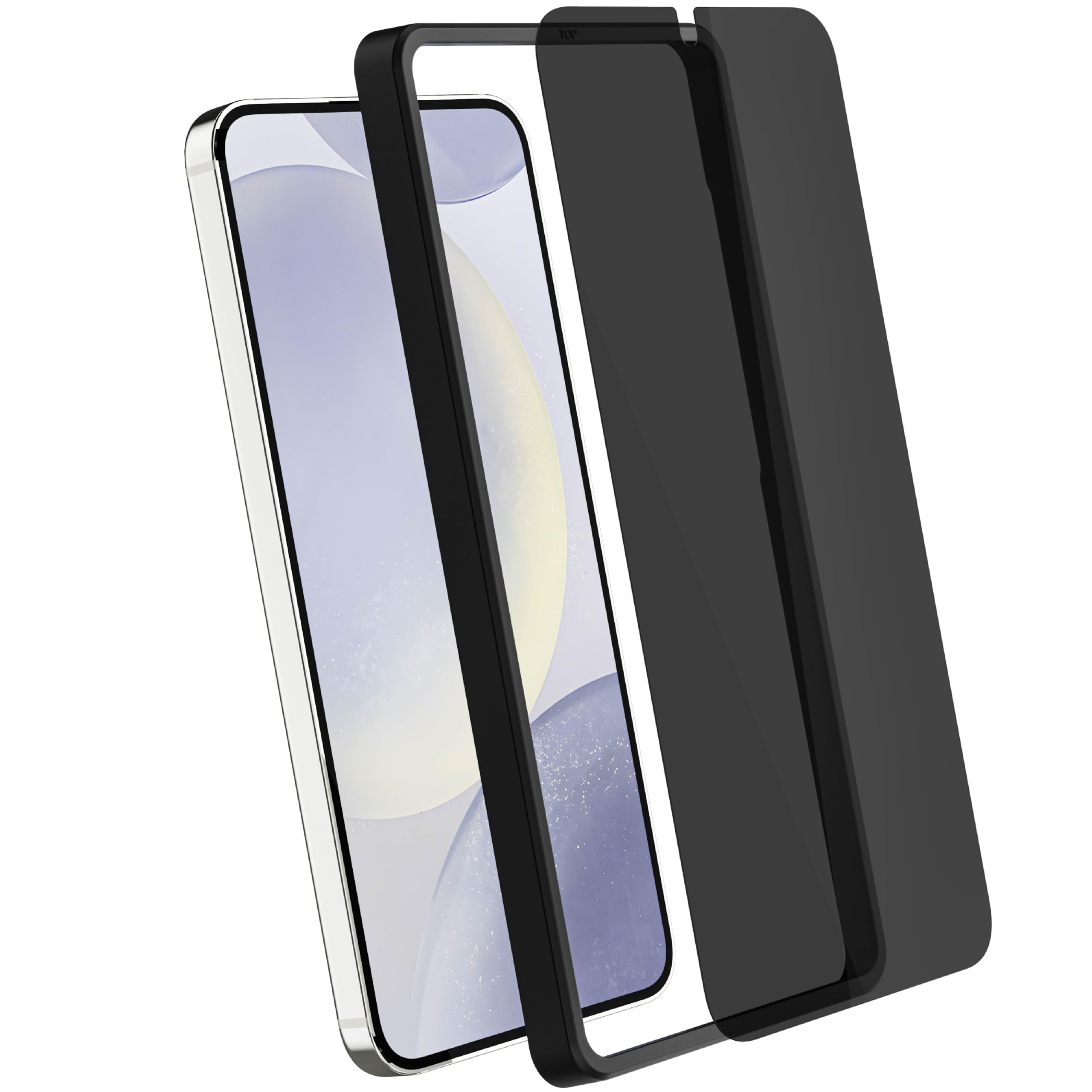 Ghostek Screen Protector for Galaxy S24 Plus, Full Coverage Tempered Glass Film, 9H Hardness, Easy Installation, HD Clear Glass Protector Designed for 2024 Samsung S24 Plus (6.7-Inch, Privacy)