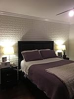 Vista 6 de Art3d - Juego de 20 azulejos de pared en 3D para decoración de pared interior, despegar y pegar, papel pintado de ladrillo de espuma y autoadhesivo