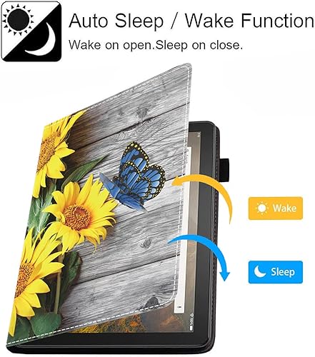 Miniatura 9 de Funda para tablet Kindle Fire HD 10Fire HD 10 Plus de 10.1 pulgadas (11 generación, lanzada en 2021)  Funda delgada de piel sintética con soporte