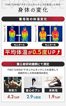 Amazon | FINE TUNING チタニウムネックレス/量子最適化技術採用