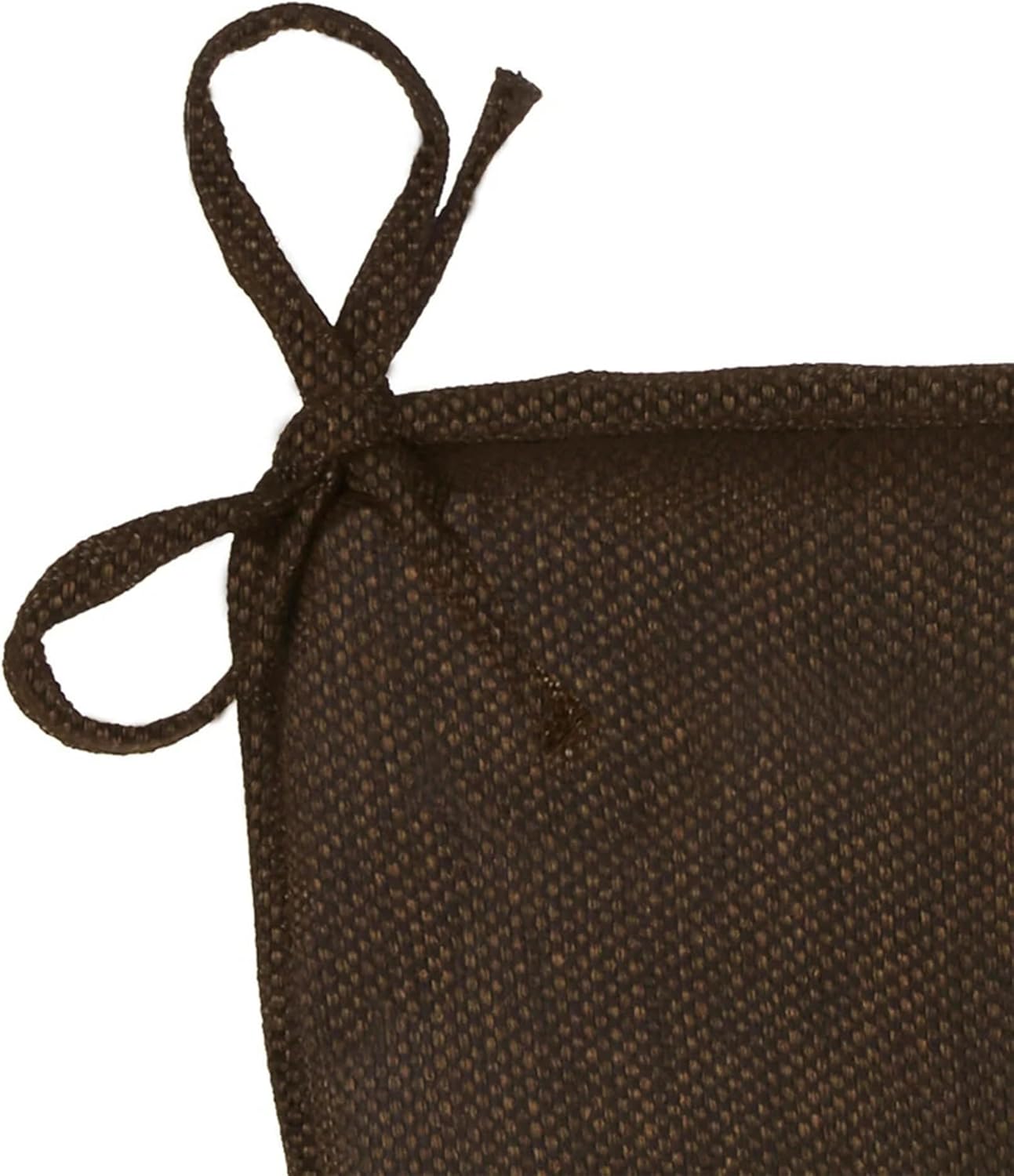 Klear Vu Embrace Rocking Chair Cushions for Living Room, Nursery, or Home Office, Tufted and Non-Slip Pads, 2 Piece Set, Seat 16"x15" and Seat Back 24"x17", Chocolate