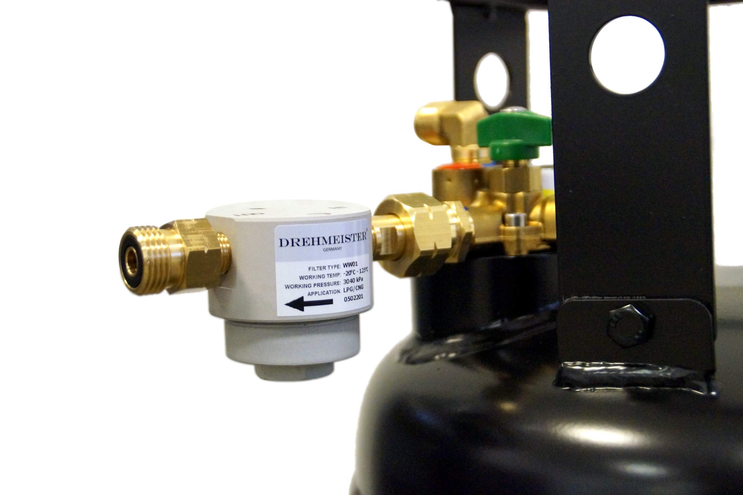 Filtro Gas Intelligente Per Bombole W21,8 - Per GPL, Propano - Caravan, Camper, Barbecue