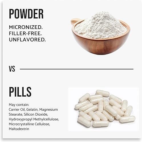 Miniatura 6 de Monohidrato de creatina en polvo, 18.52 oz, micronizado y sin sabor, suplemento de creatina para hombres y mujeres, apoyo muscular, fuerza y