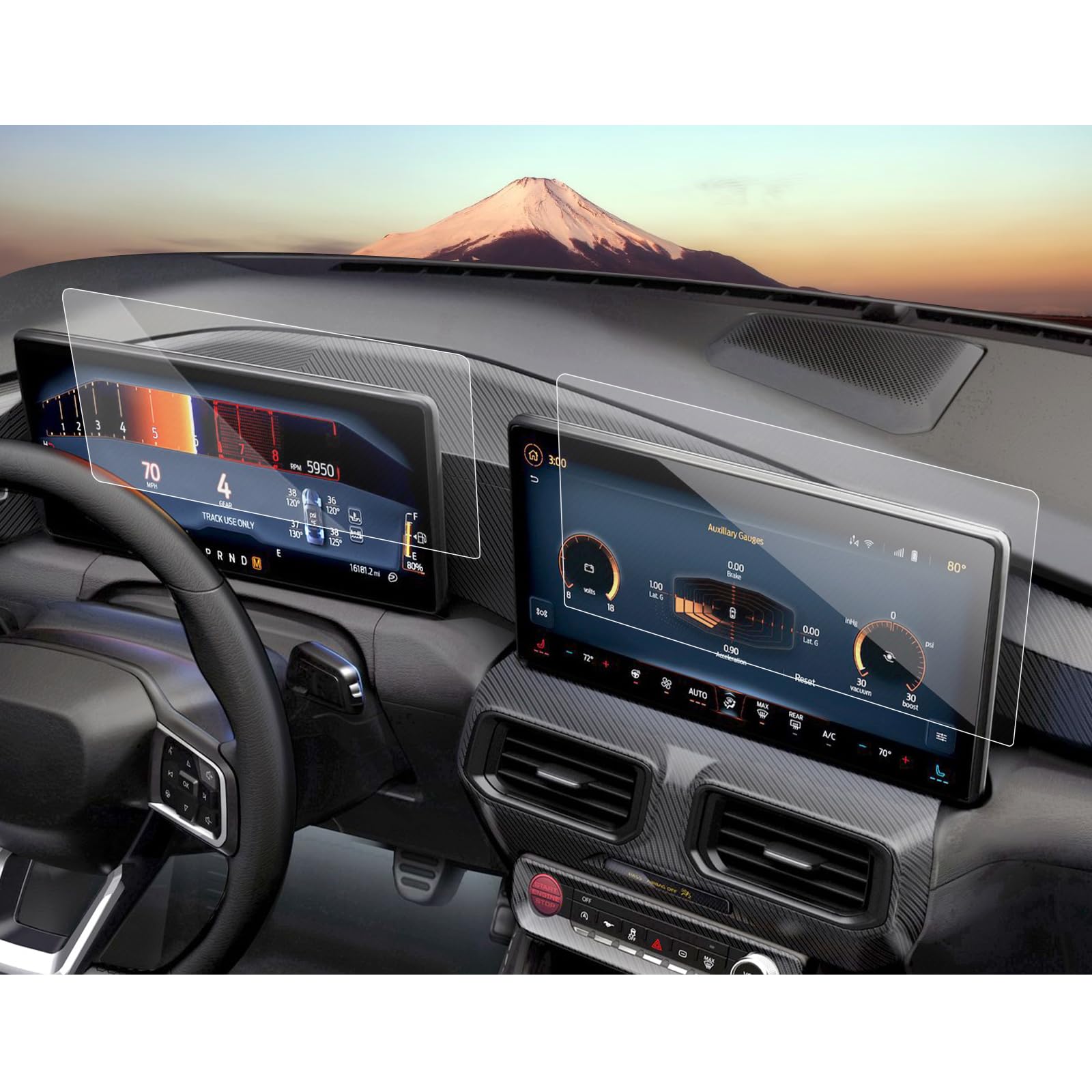 Beschermglas Anti-kras Voor Mustang 2021 Autoradio Touchscreen Gehard