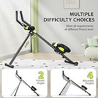 Vista 4 de Equipo de Entrenamiento Abdominal, Máquina de Abdominales para Gimnasio en Casa, Equipo de Ejercicio de Entrenador Abdominal para Ejercicio