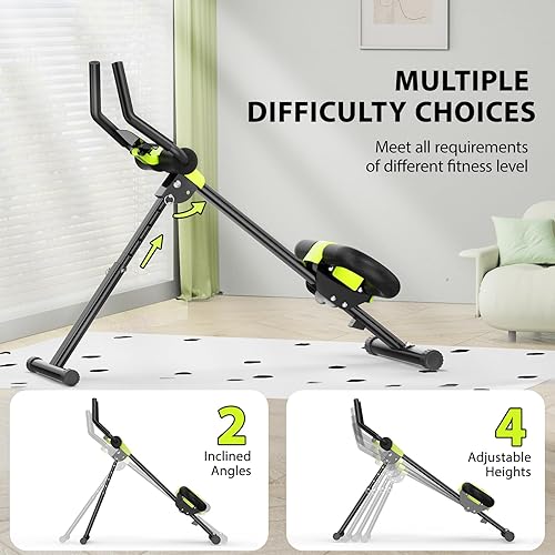 Miniatura 4 de Equipo de Entrenamiento Abdominal, Máquina de Abdominales para Gimnasio en Casa, Equipo de Ejercicio de Entrenador Abdominal para Ejercicio