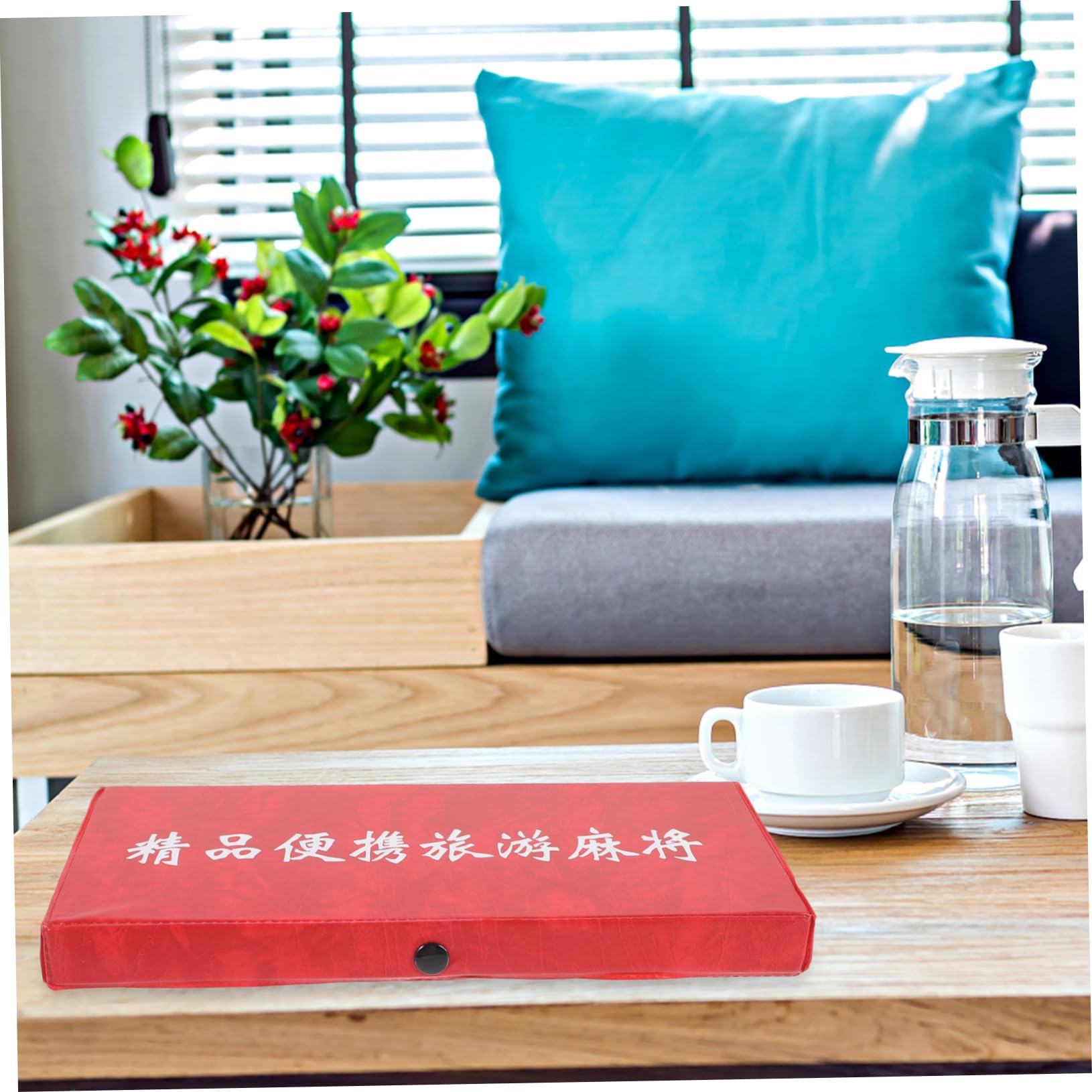 YARNOW Gioco Di Tessere Mahjong Mini Set Portatile Tradizionale Cinese Accessori Per Giochi Da Tavolo Da Viaggio Set Mahjong Per Casa