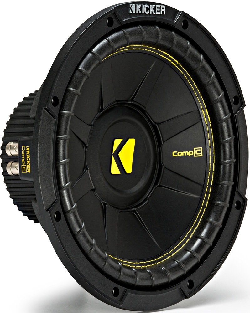 Amazon.co.jp: 2) KICKER 44CWCD104 CompC 10インチ 1000W デュアル 4