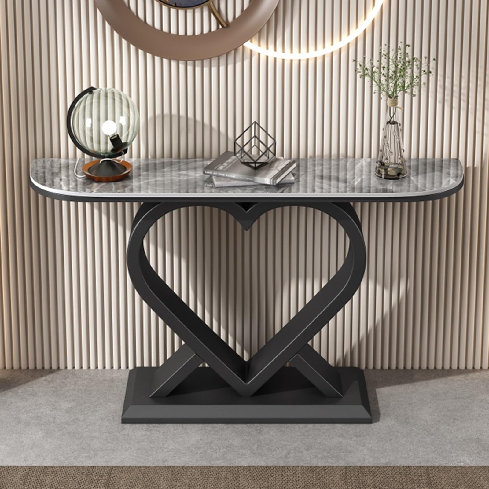 Mesa de sofa moderna para decorar tu entrada y organizar el vestibulo de casa