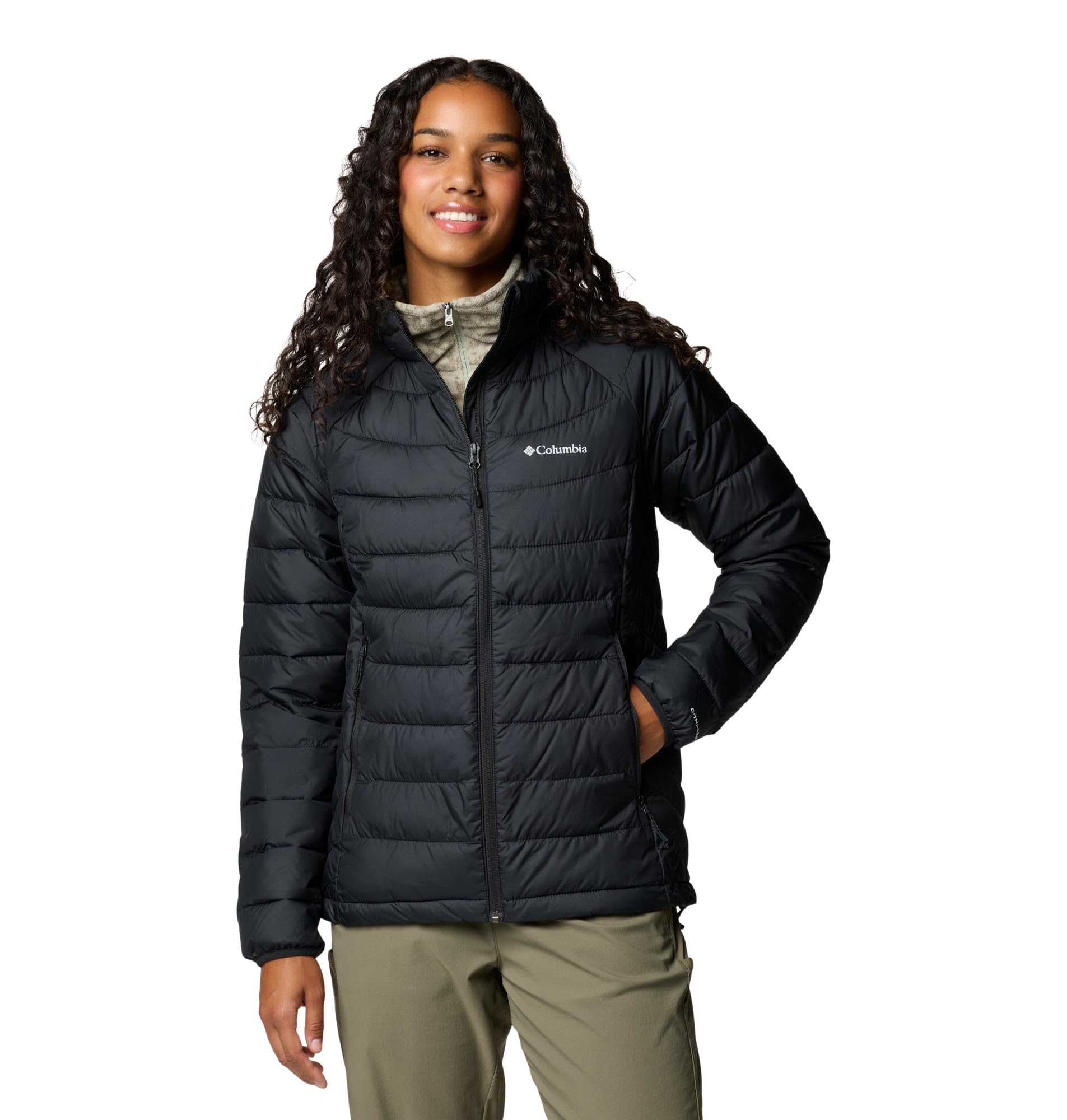 Columbia Damen Powder Lite Ii Full Zip Jacket Powder Lite II Jacke mit durchgehendem Reißverschluss
