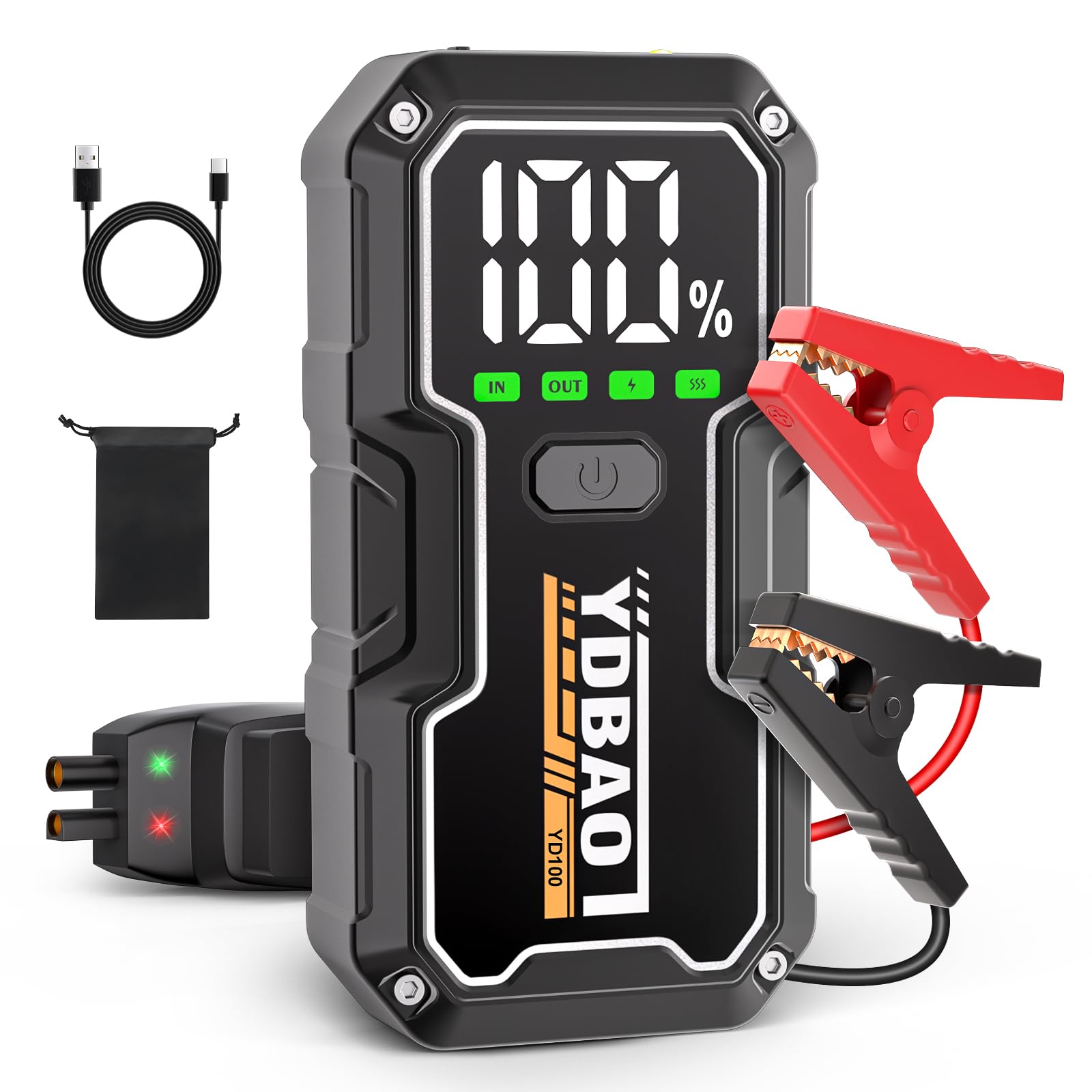 YDBAO 12V Starthilfe Powerbank Autobatterie Booster