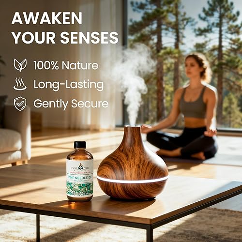 Miniatura 4 de Evoke Occu Aceite esencial de aguja de pino, 4 oz, puro, para difusor del hogar, fragancia para masaje, fabricación de jabón, para creación