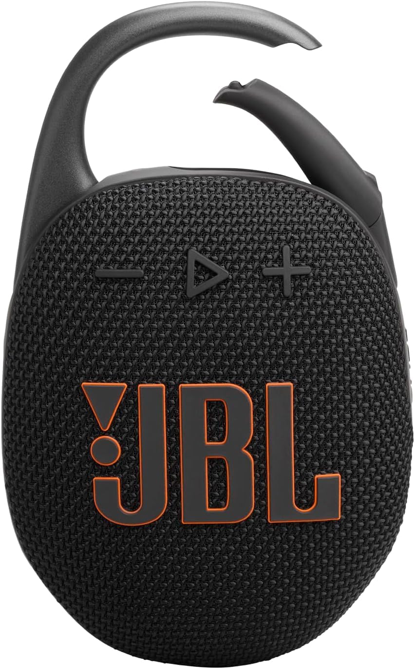 JBL Clip 5 - Portable Wireless Bluetooth Speaker - Black Renewed Premium