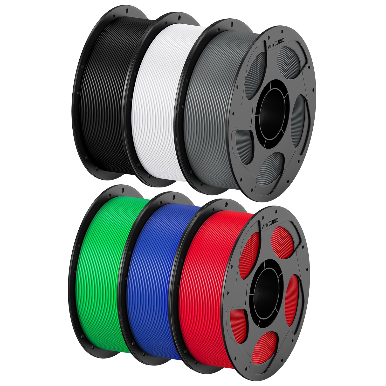 ANYCUBIC PETG Filament 1.75mm Multicolor Bundle, 6KG