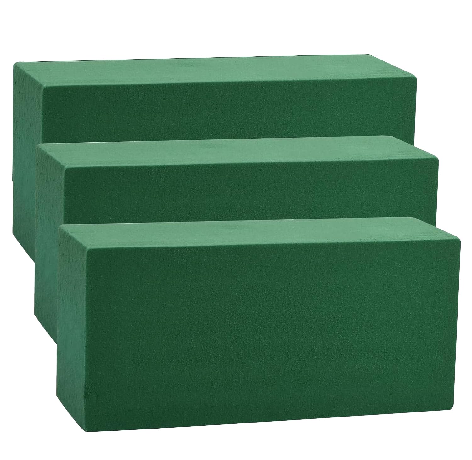 Mousse florale humide à haute rétention d'eau lot de 3 briques vert pour bouquet