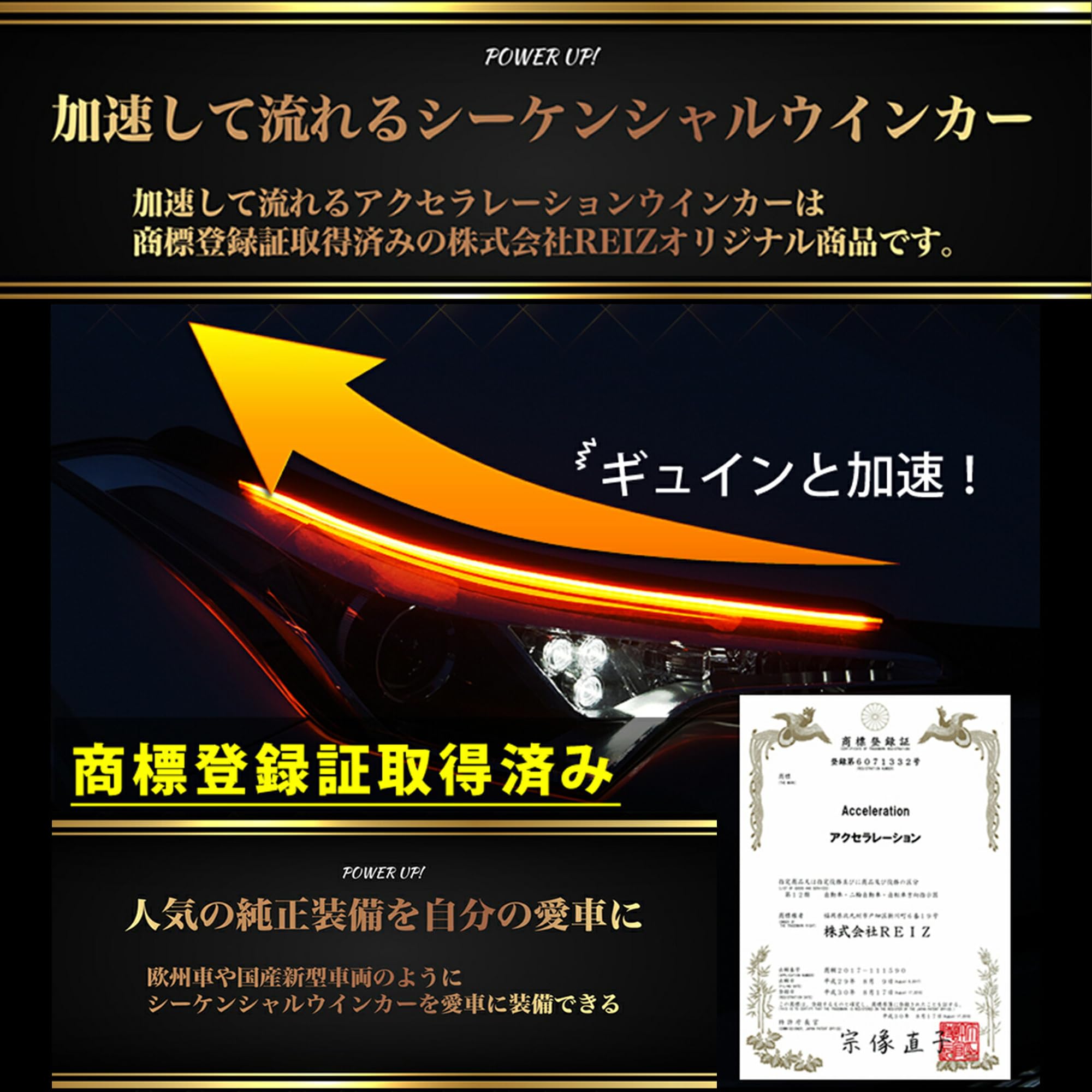 Amazon | VELENO シーケンシャル ウィンカー LED テープライト 粒が