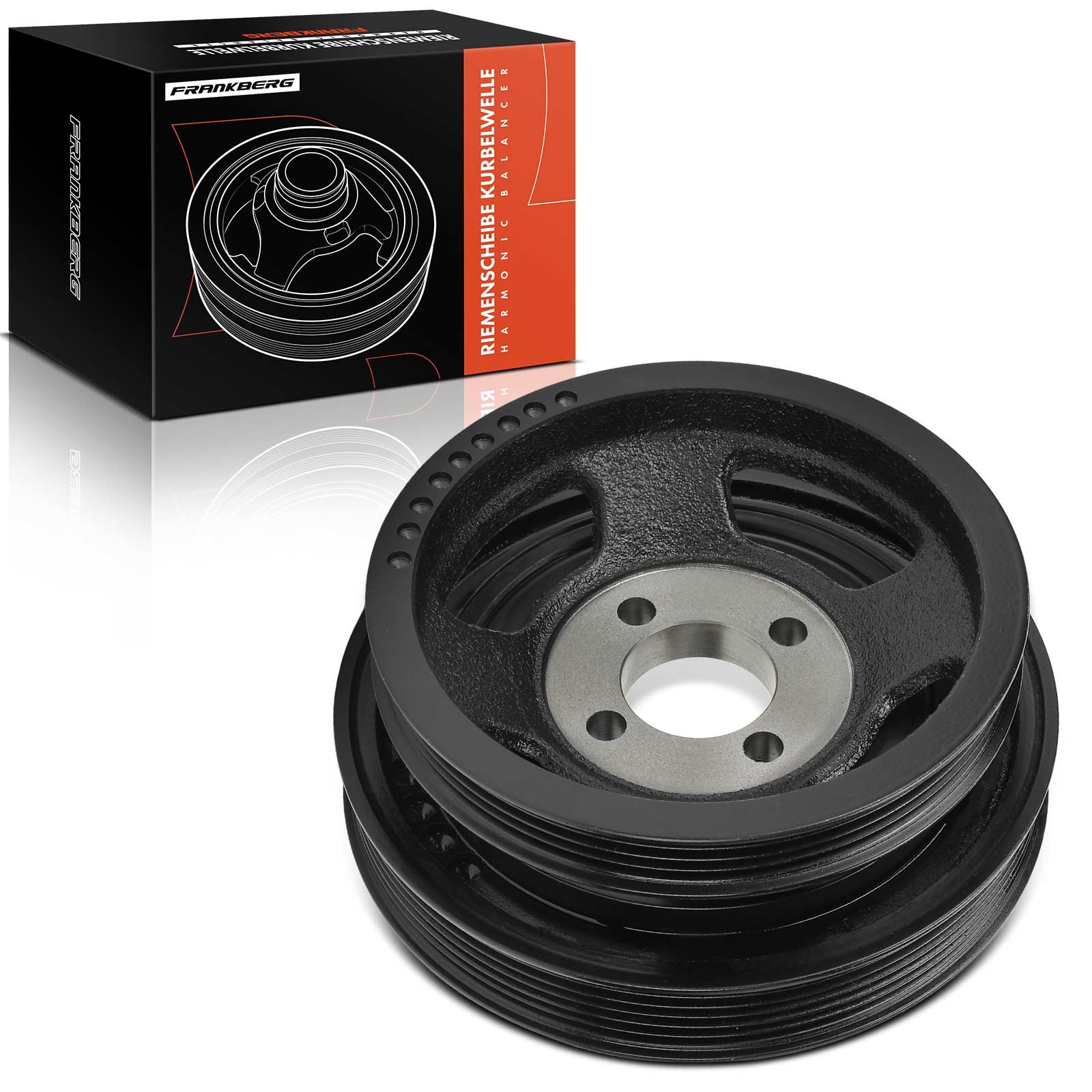 Frankberg Puleggia albero motore 55182506 | Compatibile con: Qubo 225, Doblo Box/MPV 223, Linea 110 323, Doblo MPV 119 223, Siena 172 178 372, Fiorino Box/MPV 225