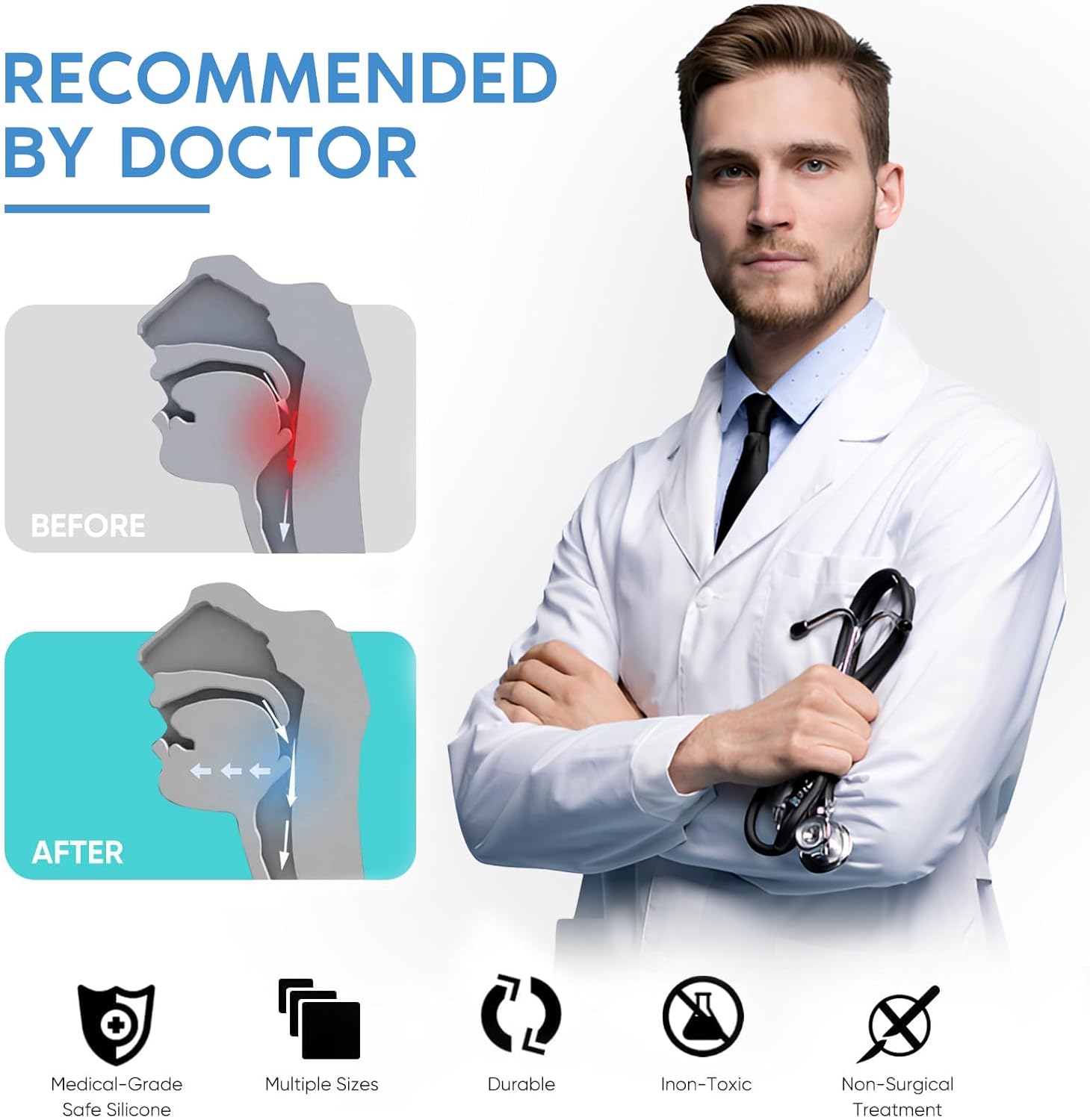 8pcs Anti Snoring Nose Vents Device That Work, Anti Nose Vents for Snoring Devices, Snoring Devices for Men, Nose Opener for Breathing Sleep, Stop Snoring Devices That Work for Men - Image 4