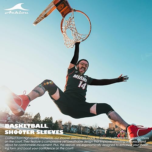 Miniatura 6 de Achiou Mangas de compresión para el sol y protección UV para hombres y mujeres protección solar de verano ciclismo conducción golf correr