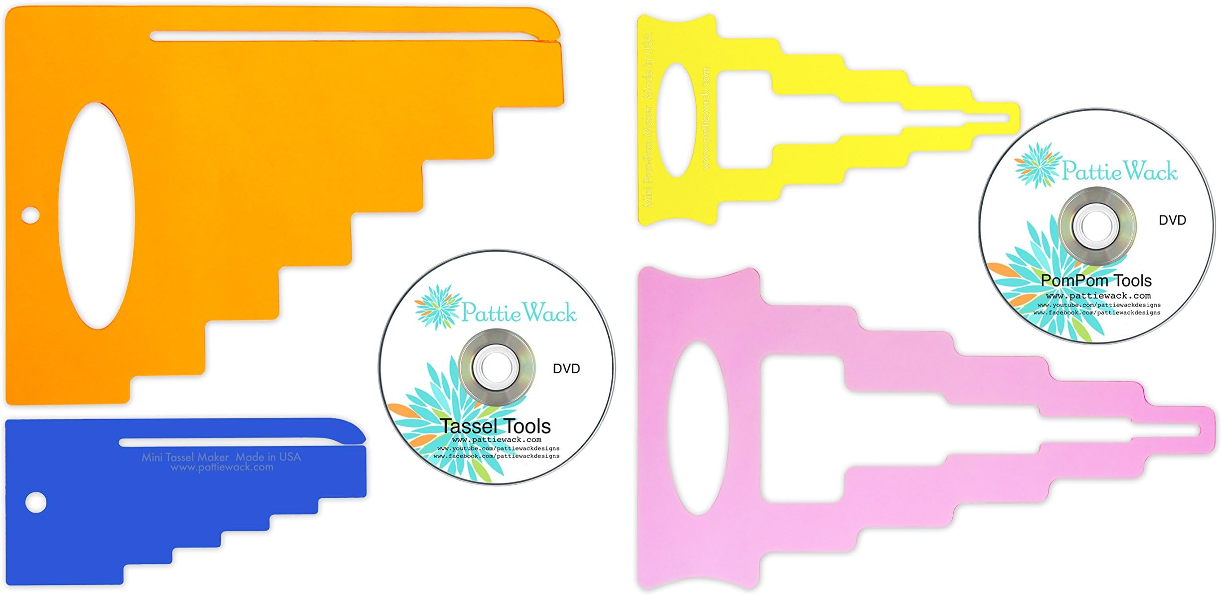 PattieWack Pom-Pom & Tassel Maker Super KIT