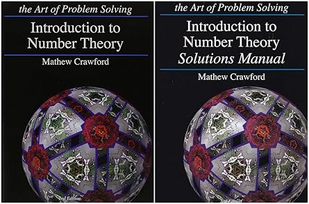Art of Problem Solving Series Introduction to Number Theory 2-Book Bundle Set Textbook & Solutions Manual