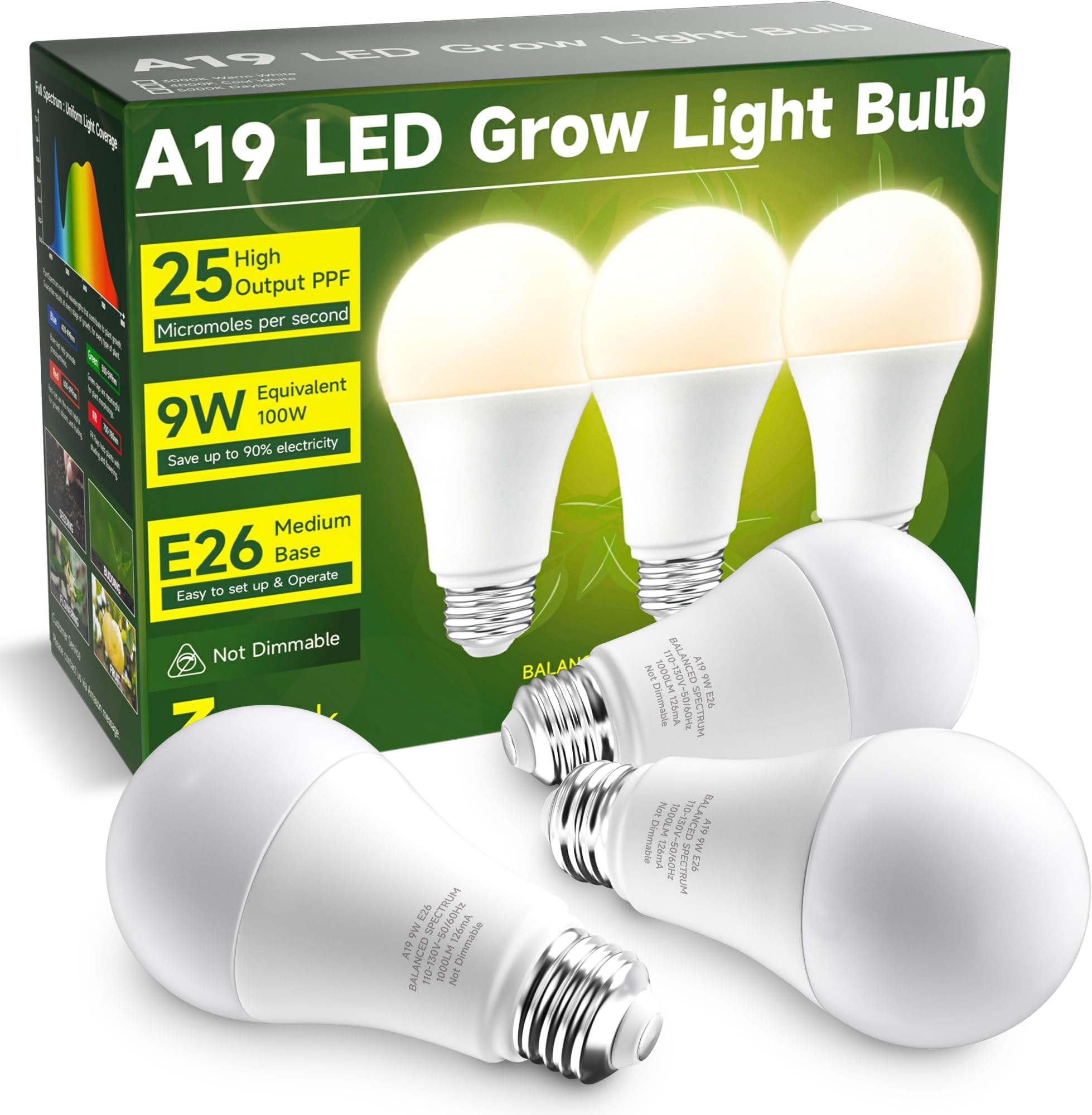 Miracle LED Absolute Daylight Spectrum Grow Lite Replaces