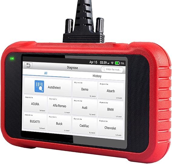 Car Diagnostic Tool Vehicle OBD2 Diagnostic Tool Auto OBD Scanner Engine Abs Airbag SRS AT Code Reader Engine Code Reader Car Diagnostic Tool Car Code Scanner Color : Red, Size : One Size