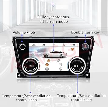 7 Inch LCD Touch Screen Air Conditioning Climate Control AC Panel for Jaguar XJ XJL XJR X351 2010-2019