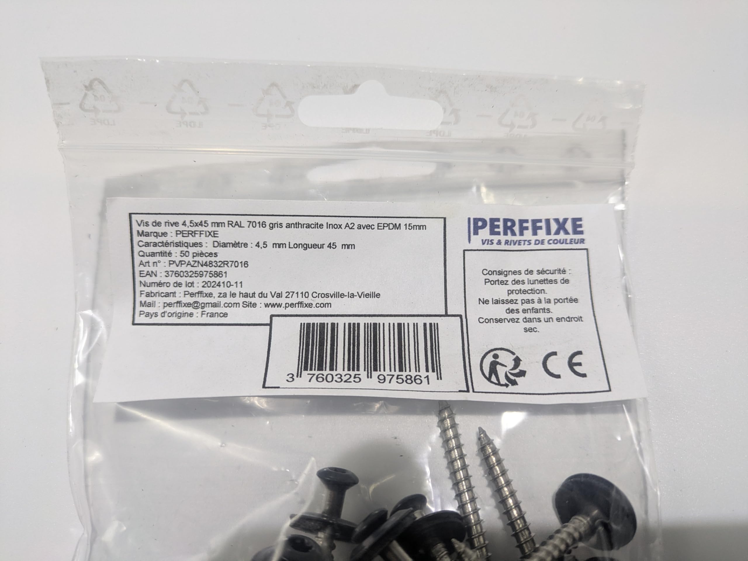 Vite Lavatrice A2 Antracite RAL 7016 Torx Filettatura Parziale - Foto 8