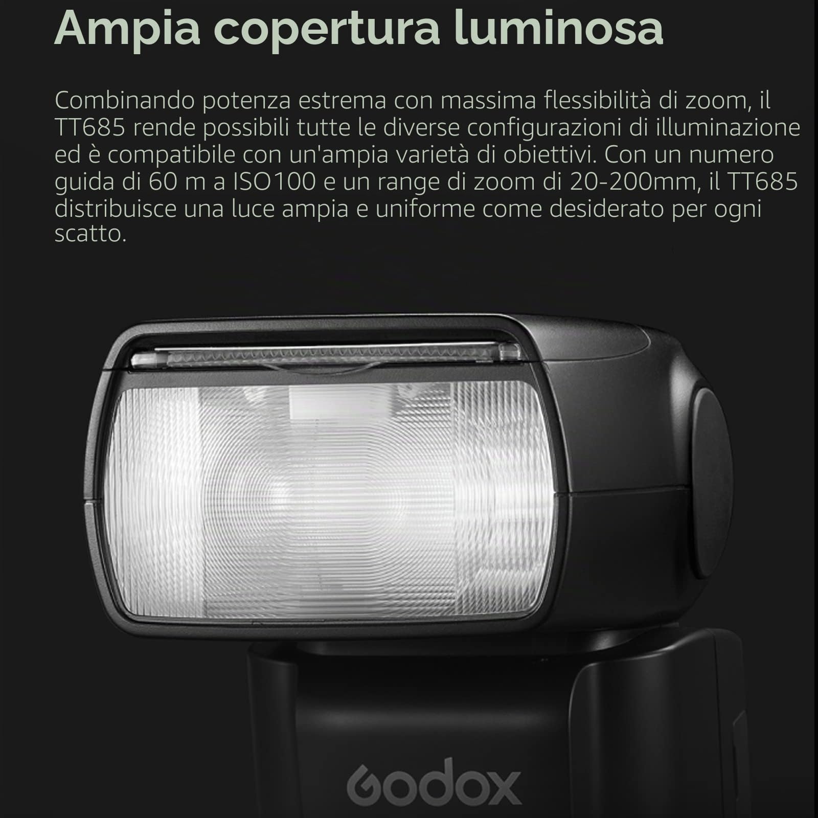 GODOX TT685II-C Flash per Canon Speedlight Camera Flash E-TTL Speedlite Sincronizzazione ad alta velocità, 2.4G Wireless X System compatibile per Canon Flash 5D Mark IV 6D Mark II 7D 90D 250D R5 850D