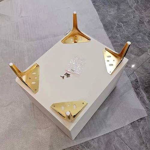 Miniatura 8 de Patas triangulares de metal modernas y minimalistas para muebles, patas de soporte para sofá, patas de gabinete de TV, patas de mesita de noche,