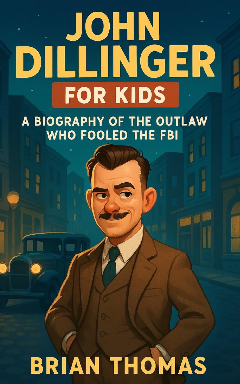 John Dillinger for Kids: A Biography Of the The Outlaw Who Fooled the FBI (True Crime for Kids)