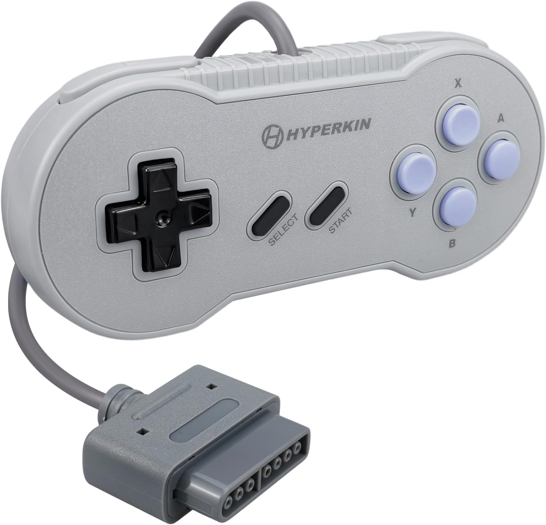 Hyperkin Scout Premiumコントローラー SNES®/SFC®コントローラー グレー|特別ビルド&快適操作のレトロパッド