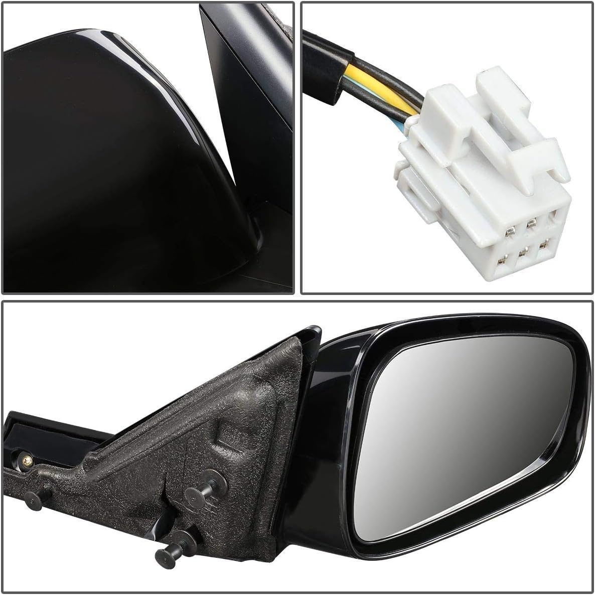 Auto Dynasty GM1321243 OE Style Powered+Heated Passenger/Right Side View Door Mirror Compatible with Chevy Impala 00-05