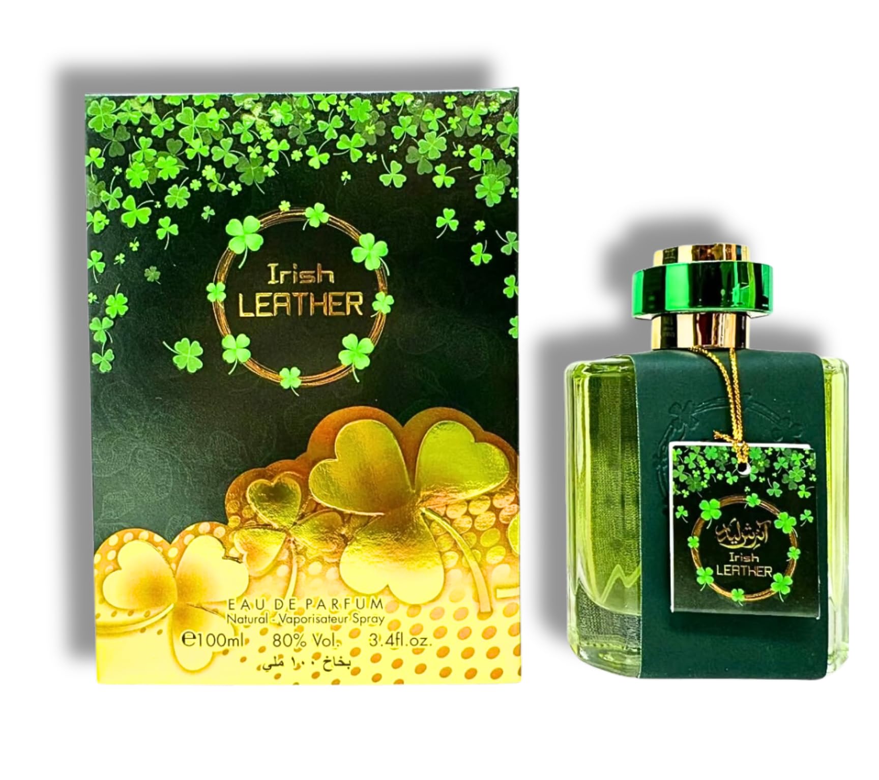 POUR HOMME IRISH LEATHER EAU DE PARFUM 3.4 FL. Oz. Leather Spicy fragrance for Men
