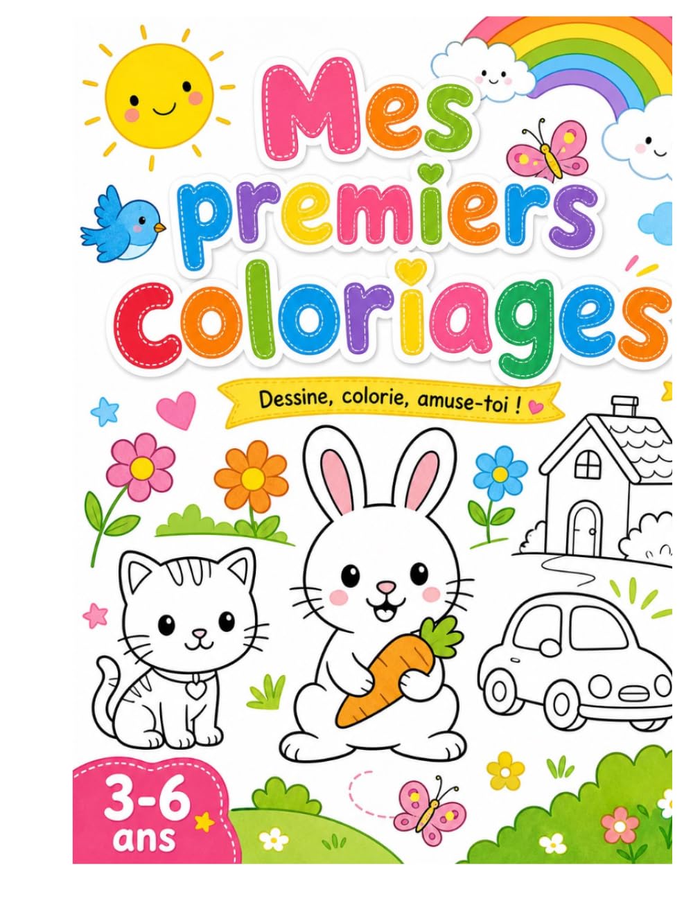 Mes Premiers Coloriages: Dessine, colorie, amuse-toi!