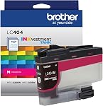 Brother Genuine LC404BKS Standard Yield Black Ink Cartridge, Original Ink Replacement Cartridge, Ink for Brother Inkjet Printer MFC-J1205W