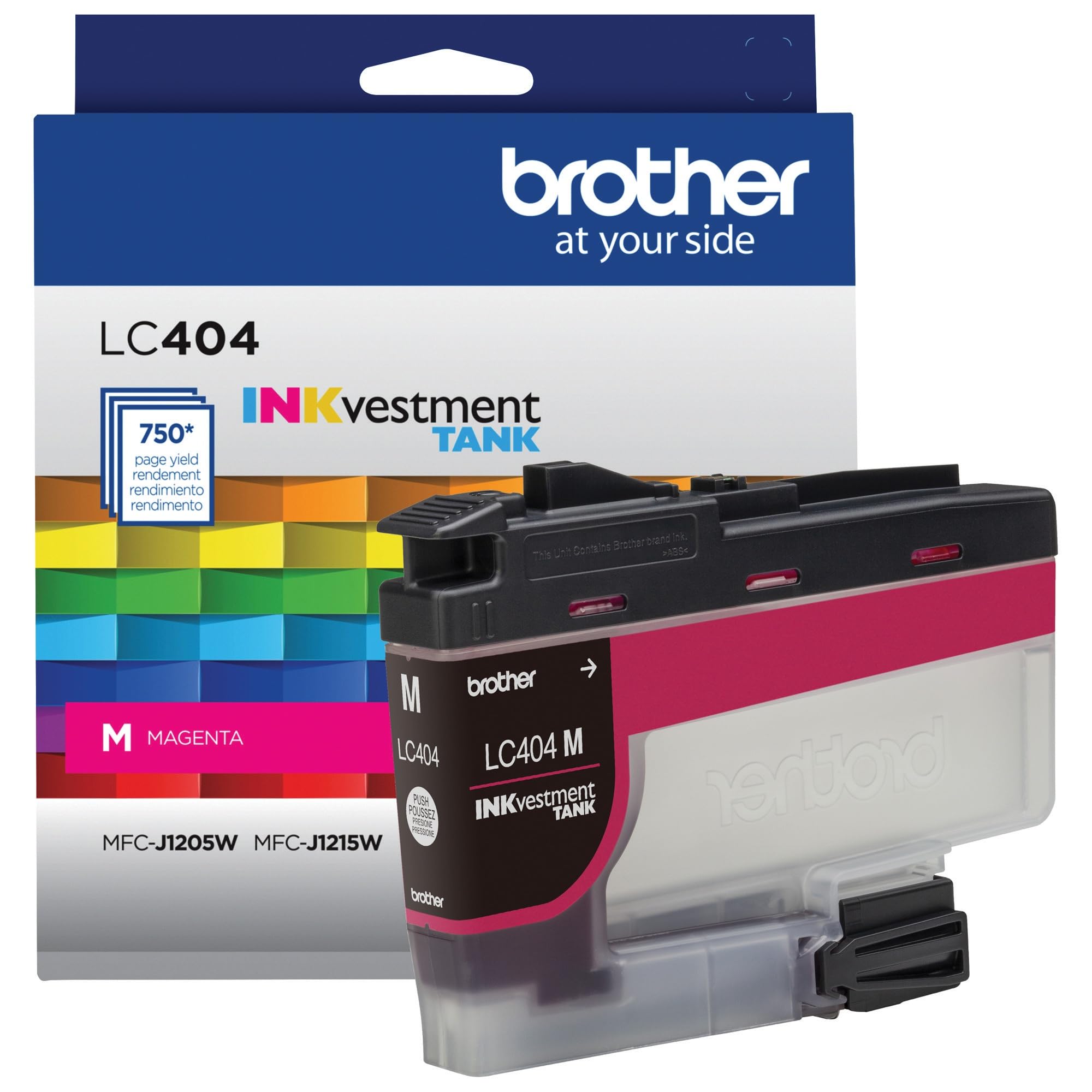 Brother Genuine LC404M Magenta INKvestment Tank Ink Cartridge Magenta Pack of 1