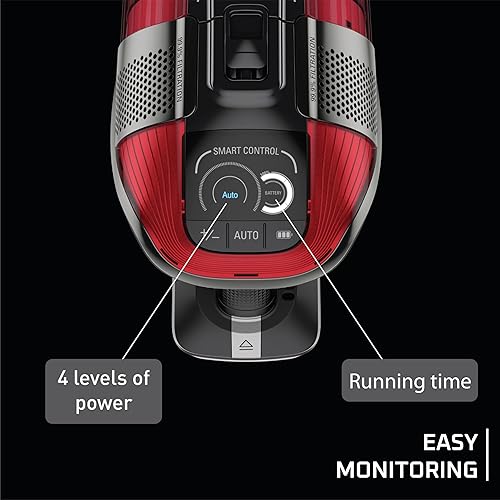 Miniatura 9 de Rowenta, Aspiradora inalámbrica, aspiradora X-Force Flex 12.60, contenedor de polvo XL de 30.4 onzas, tecnología Flex, detección automática de piso,
