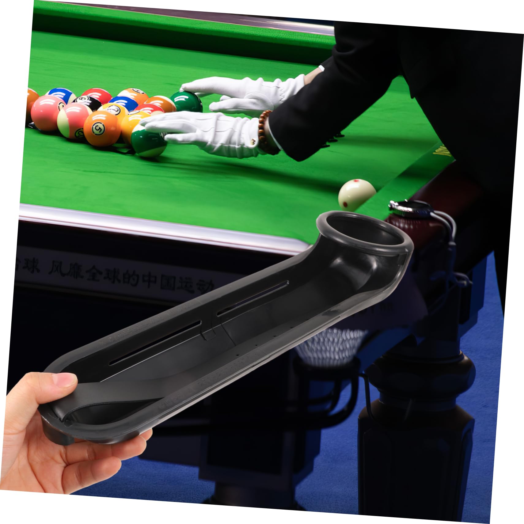 balacoo 6Pcs Billiard Ball Drop Track Snooker Goal Track Accessories for Billiard Table Billiards Ball Track for Improved Game Performance