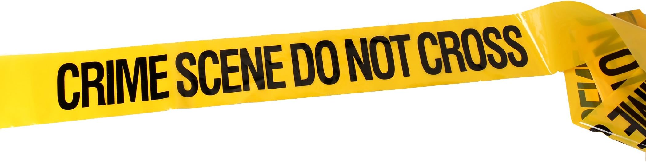 100 feet Crime Scene Do Not Cross Tape (30m). Novelty Barrier Tape. Bonus 3 x Evidence Stickers