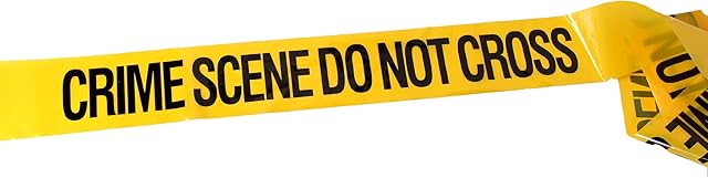 CrimeKit, 30 metre Crime Scene Do Not Cross Tape (100 feet). Novelty Barrier Tape. Bonus 3 x Evidence Stickers