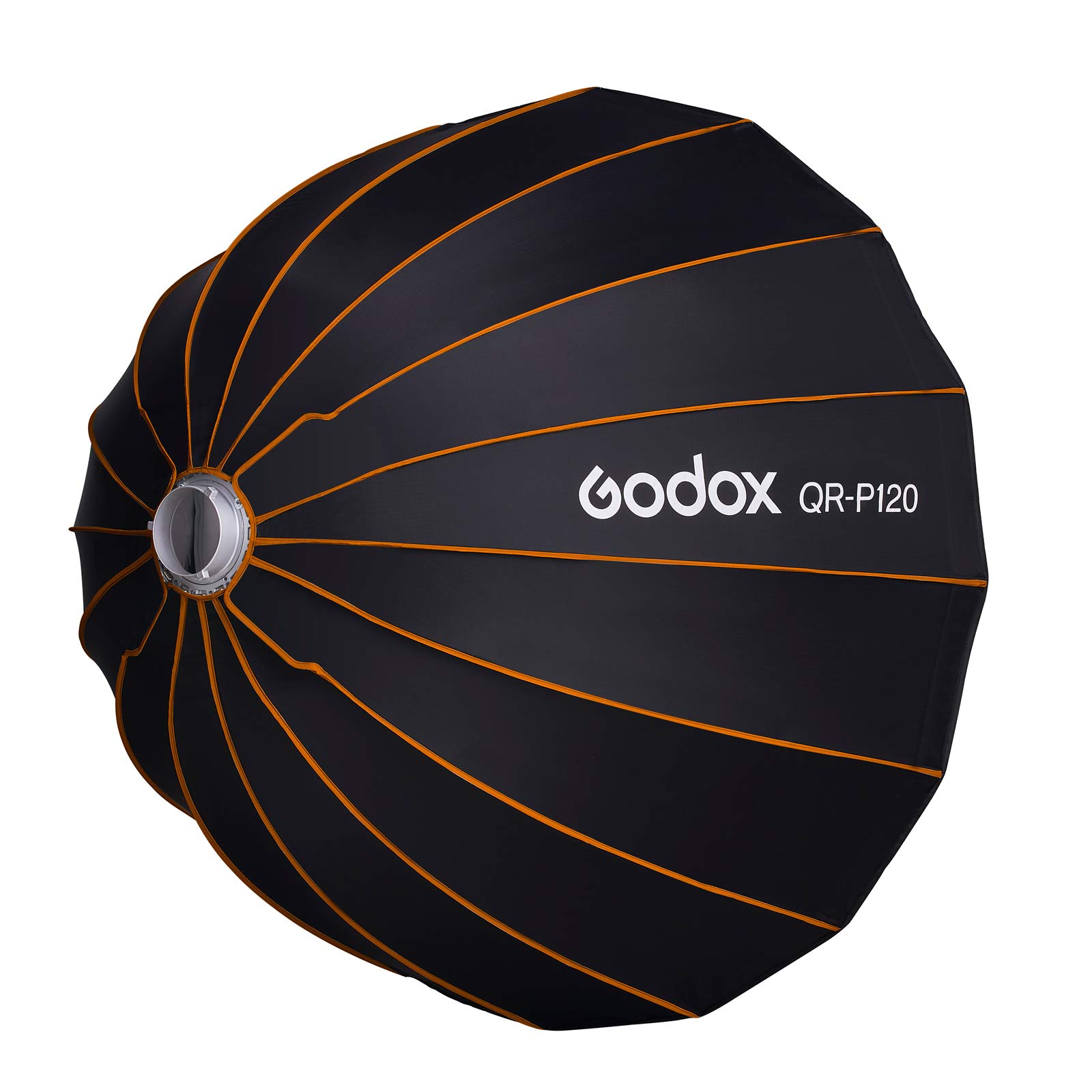 Godox QR-P120 120 cm Boîte à lumière Profonde Parabolique à Dégagement Rapide pour Godox MS200-V MS300-V SK400II-V DP400III-V DP600III-V SL60W SL60IID SL60IIBi SL100D AD600BM VL150II VL200II VL300II