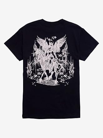 Hot Topic Valkyrae Double-Sided T-Shirt Black MD
