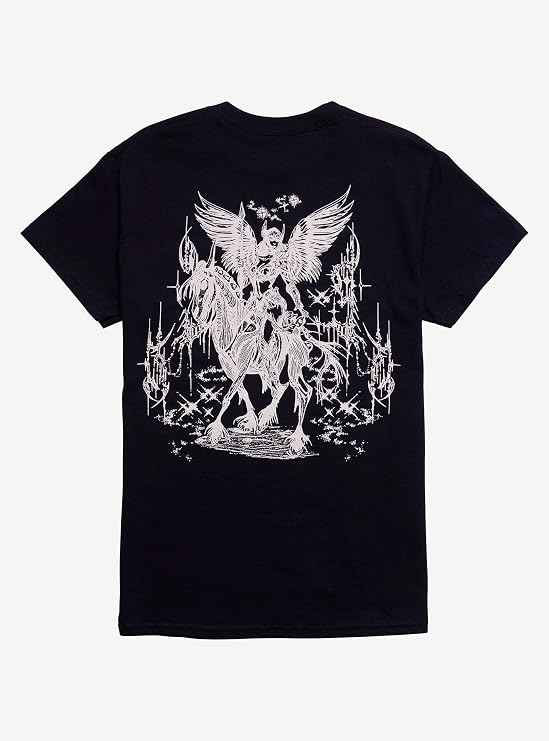 Hot Topic Valkyrae Double-Sided T-Shirt Black MD