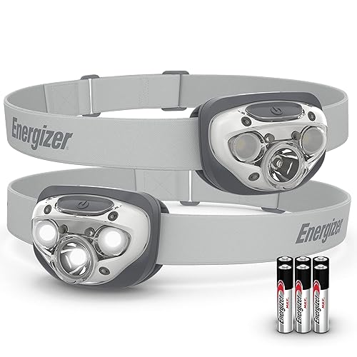 Energizer LED Headlamp PRO (2-Pack), IPX4 Water Resistant Headlamps, High-Performance