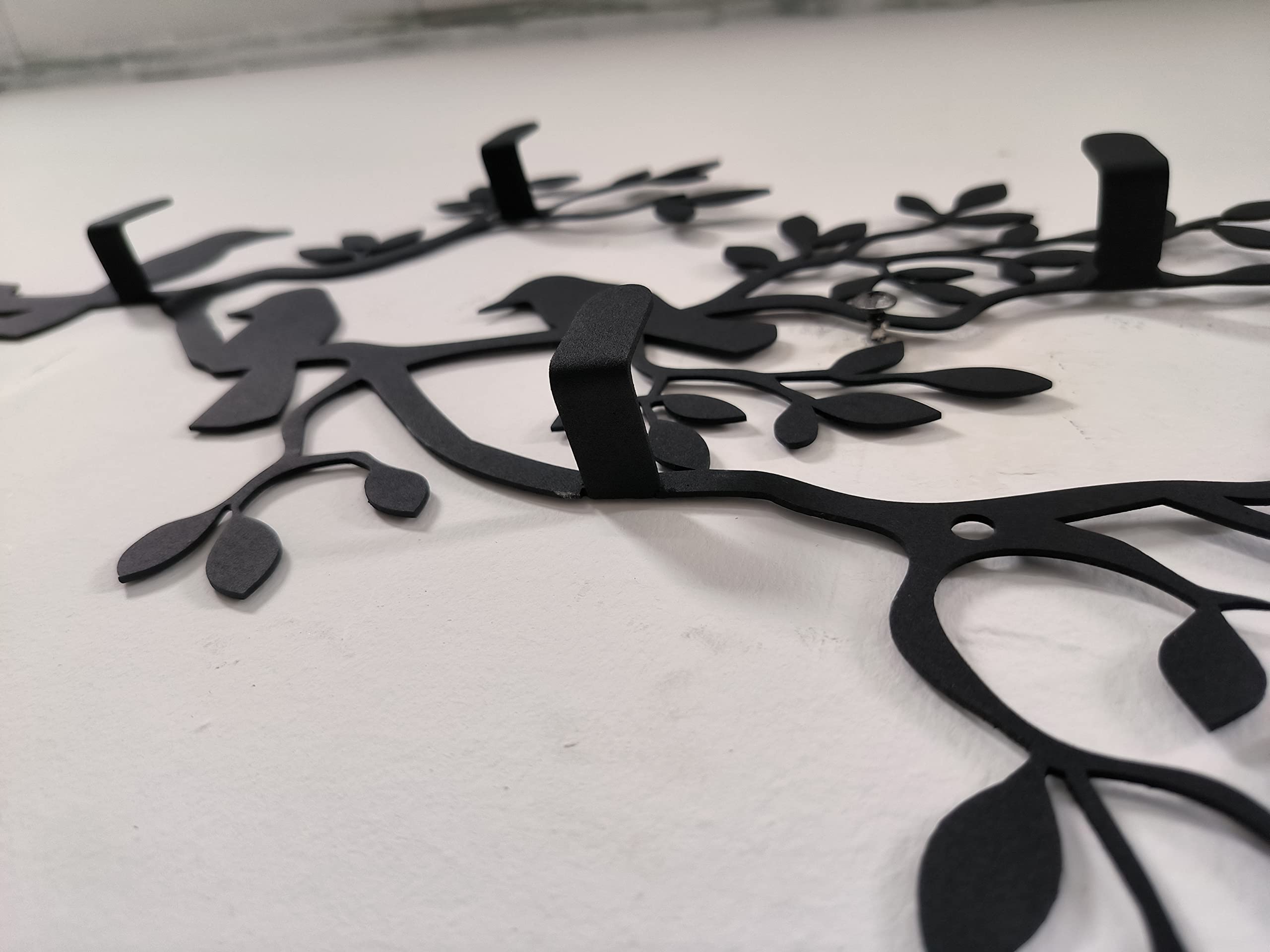 Appendiabiti moderno a nido d'ape, organizer da parete verticale per piccoli ingressi, appartamento, ganci in metallo, appendiabiti da parete minimalista unico - Italia